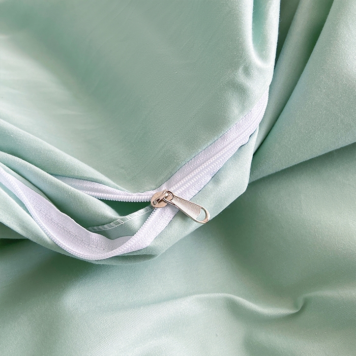 91家纺网 家纺一手货源 找家纺 帛美家纺 2026新款全棉纯棉轻奢绣花四件套 莱雅-浅石兰