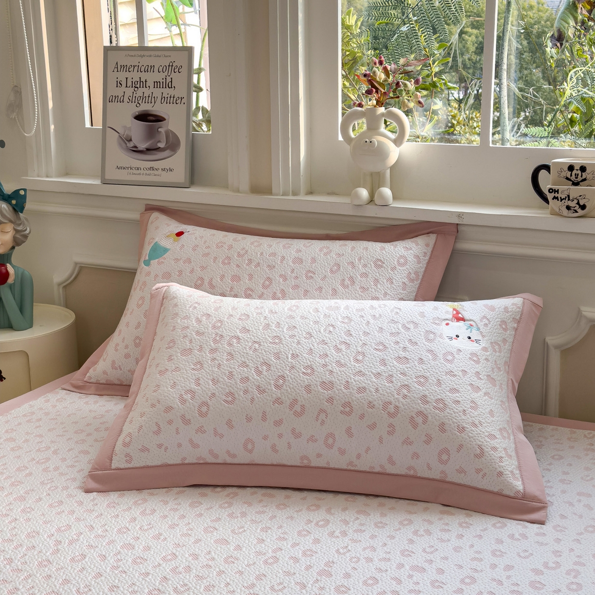 91家纺网 家纺一手货源 找家纺 （总）席世家 2026新款豆豆绣花枕套单枕套枕套单件