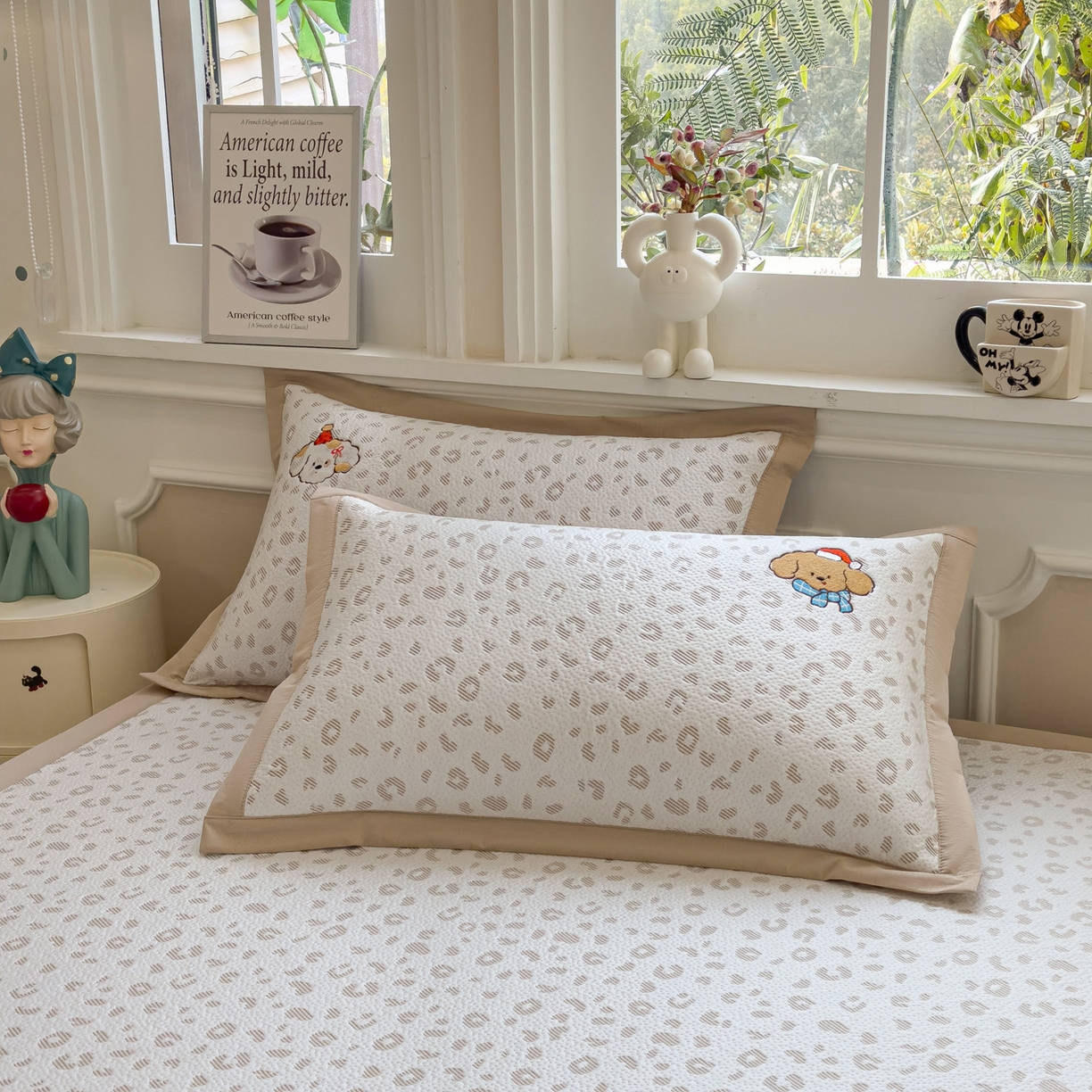 91家纺网 家纺一手货源 找家纺 （总）席世家 2026新款豆豆绣花枕套单枕套枕套单件