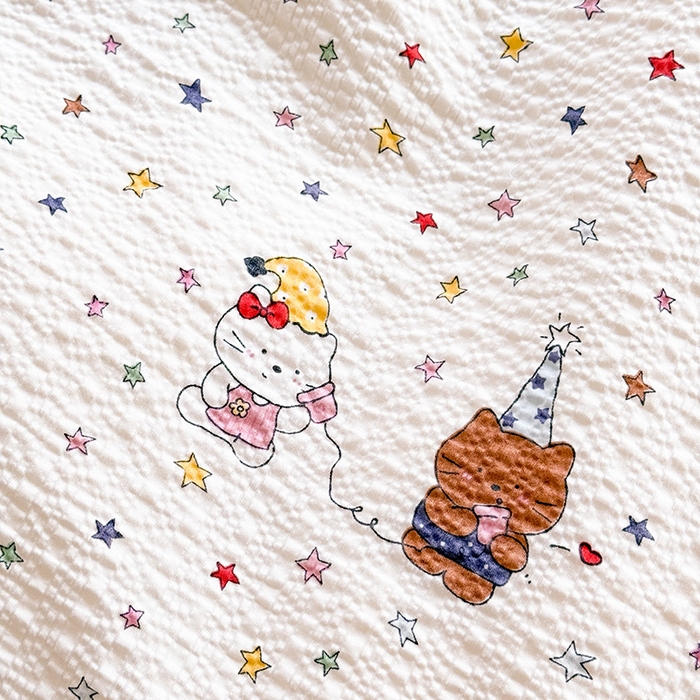 91家纺网 家纺一手货源 找家纺 韩约家纺 2026新款法式大花边泡芙棉床盖款被套四件套 布蕾可可