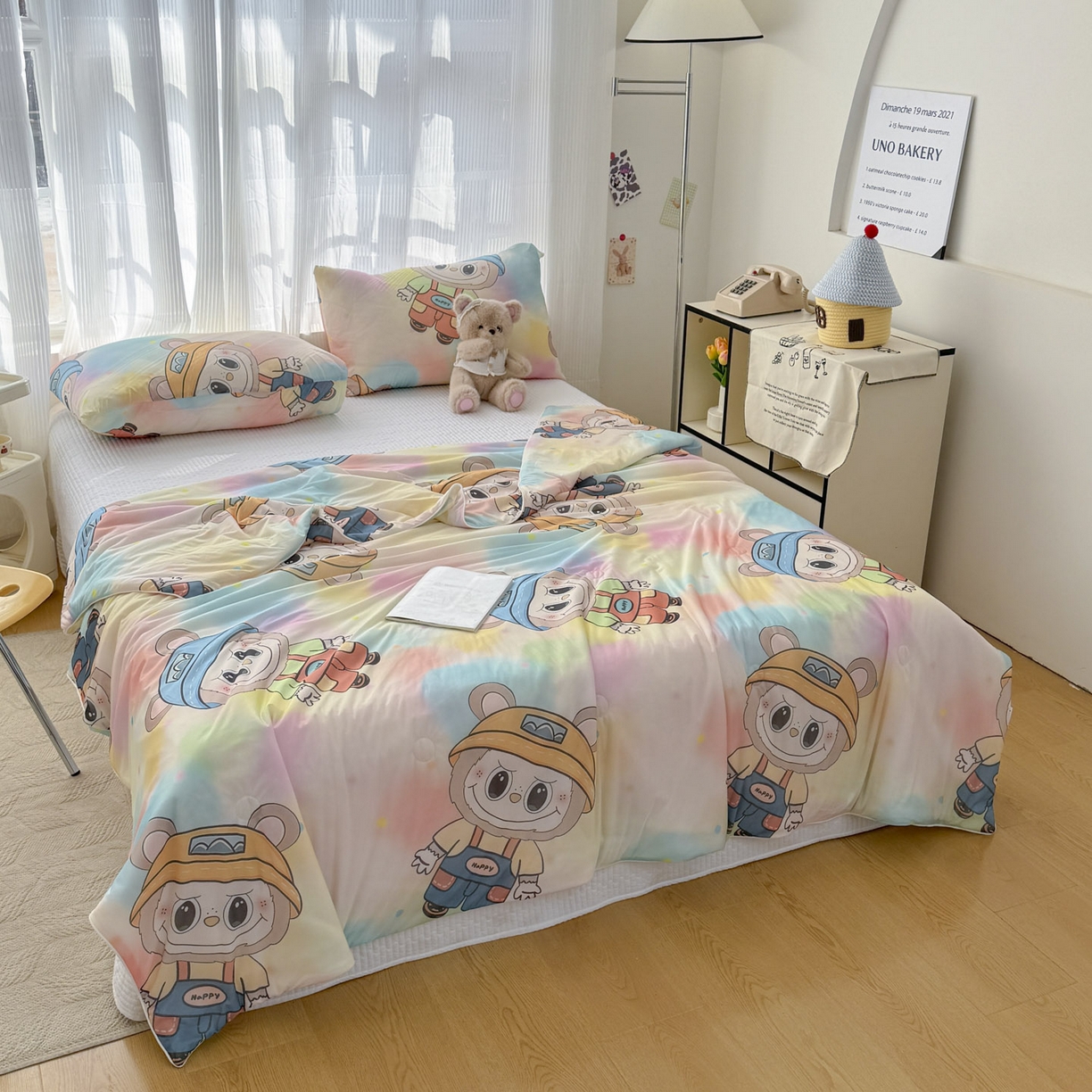 91家纺网 家纺一手货源 找家纺 （总）优雅星家纺 2026新款凉感丝印花大豆纤维夏被空调被夏凉被