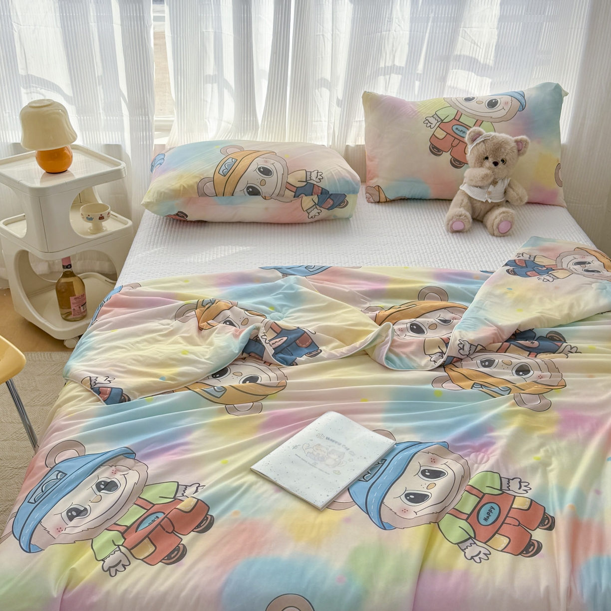 91家纺网 家纺一手货源 找家纺 （总）优雅星家纺 2026新款凉感丝印花大豆纤维夏被空调被夏凉被