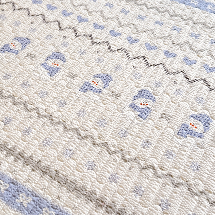 91家纺网 家纺一手货源 找家纺 （总）韩约家纺 2026新款法式大花边泡芙棉床盖款夏被夏凉被空调被四件套