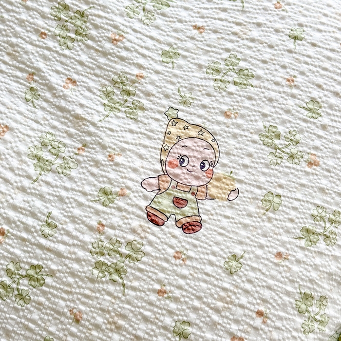 91家纺网 家纺一手货源 找家纺 韩约家纺 2026新款法式大花边泡芙棉床盖款夏被夏凉被空调被四件套 摩卡人生