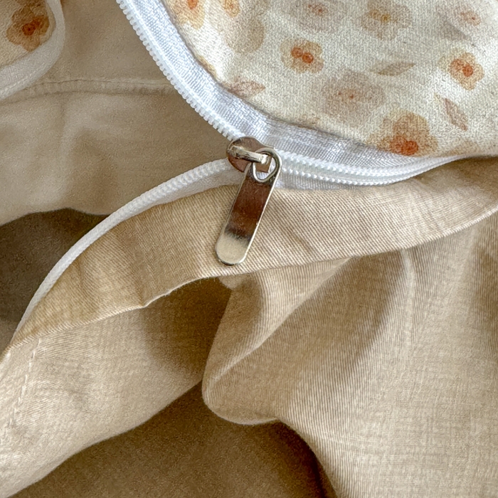 91家纺网 家纺一手货源 找家纺  U品汇  2026新款复古全棉纯棉亚麻棉麻数码印花四件套夏季冰凉爽透气套件（含30%亚麻） 狗狗汤米