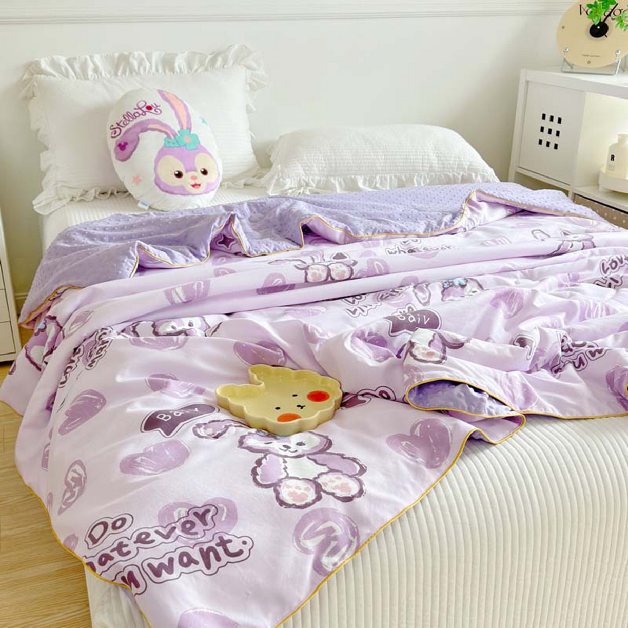 91家纺网 家纺一手货源 找家纺 （总）赛琳 2026新款小清新大豆纤维豆豆被春秋被儿童夏凉被空调被