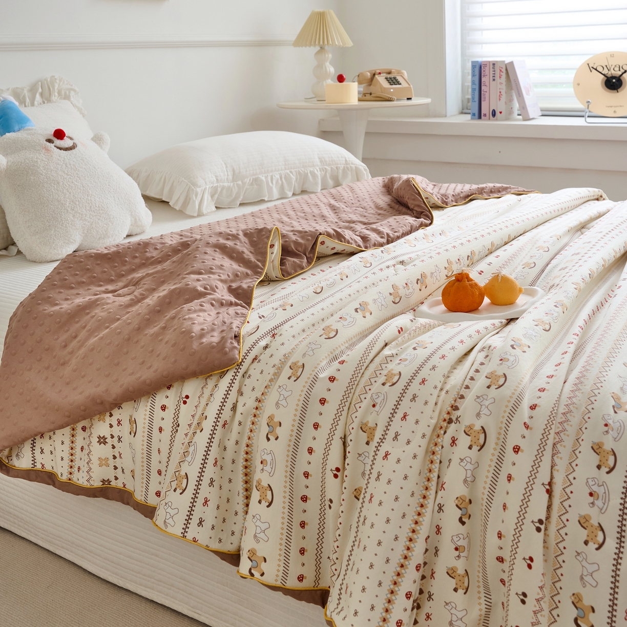 91家纺网 家纺一手货源 找家纺 赛琳 2026新款小清新大豆纤维豆豆被春秋被儿童夏凉被空调被 费尔岛木马