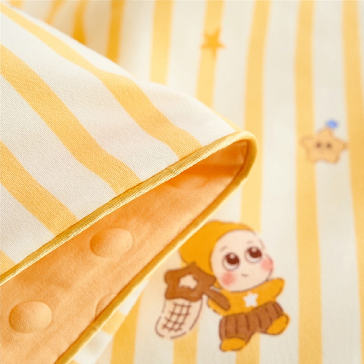 91家纺网 家纺一手货源 找家纺 赛琳 2026新款小清新大豆纤维豆豆被春秋被儿童夏凉被空调被 芝士星星