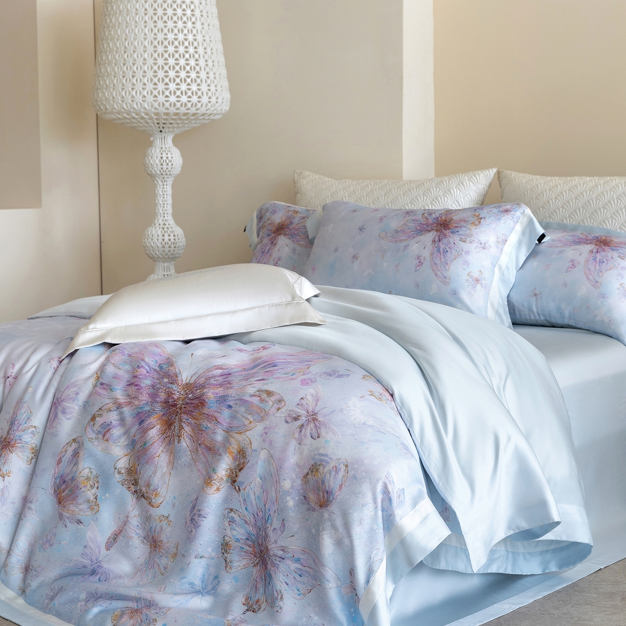 91家纺网 家纺一手货源 找家纺 （总）馨蕊家居 2026春夏新品高奢简约活性数码印花系列-织锦