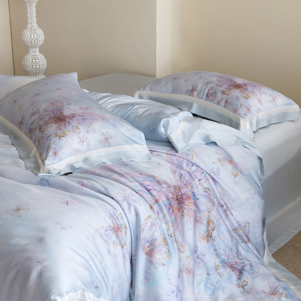 91家纺网 家纺一手货源 找家纺 馨蕊家居 2025新款LF奥地利兰精天丝夏被-云瑾 夏被云瑾-蔷薇粉