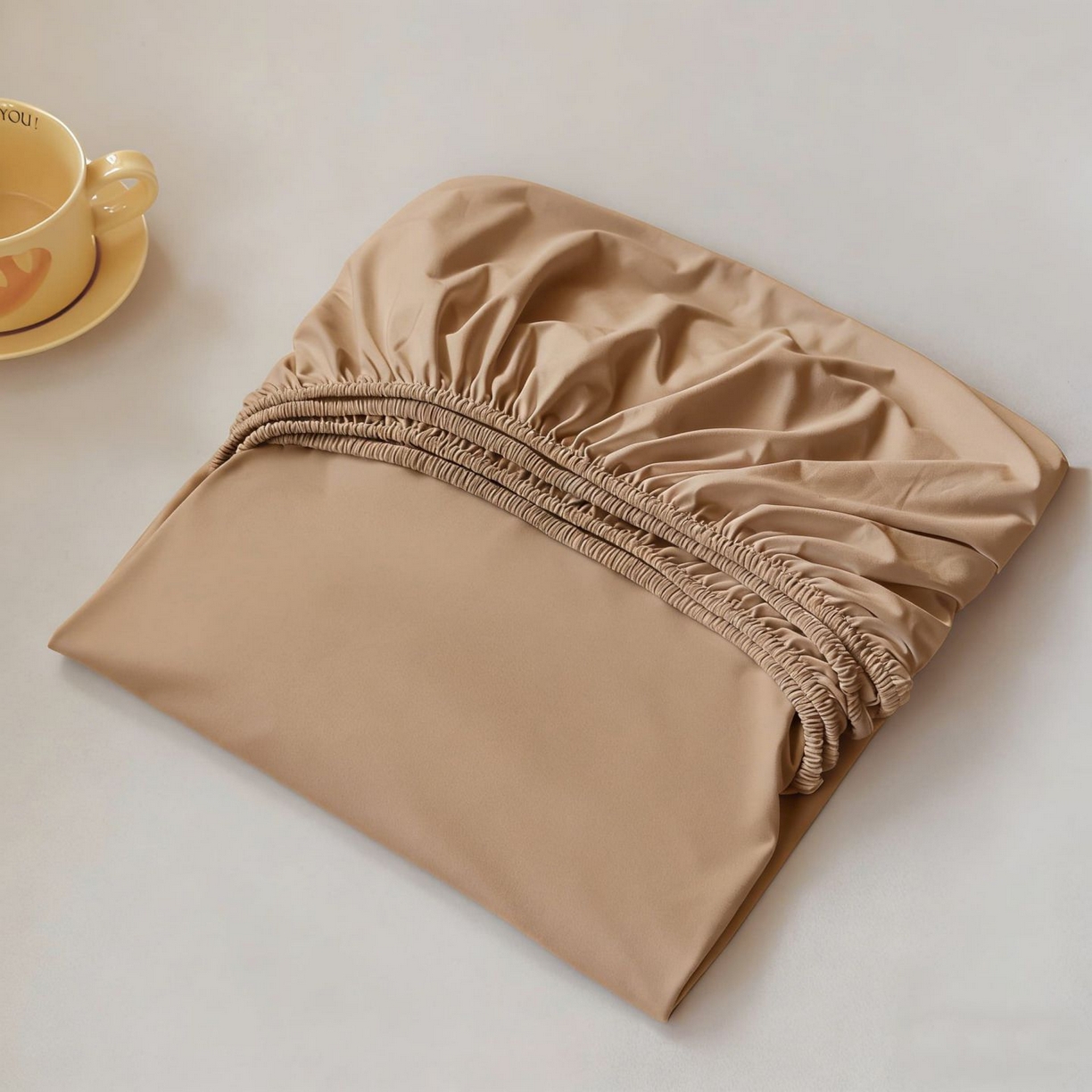 91家纺网 家纺一手货源 找家纺 （总）大吉 2026新款纯色锦氨系列单床笠