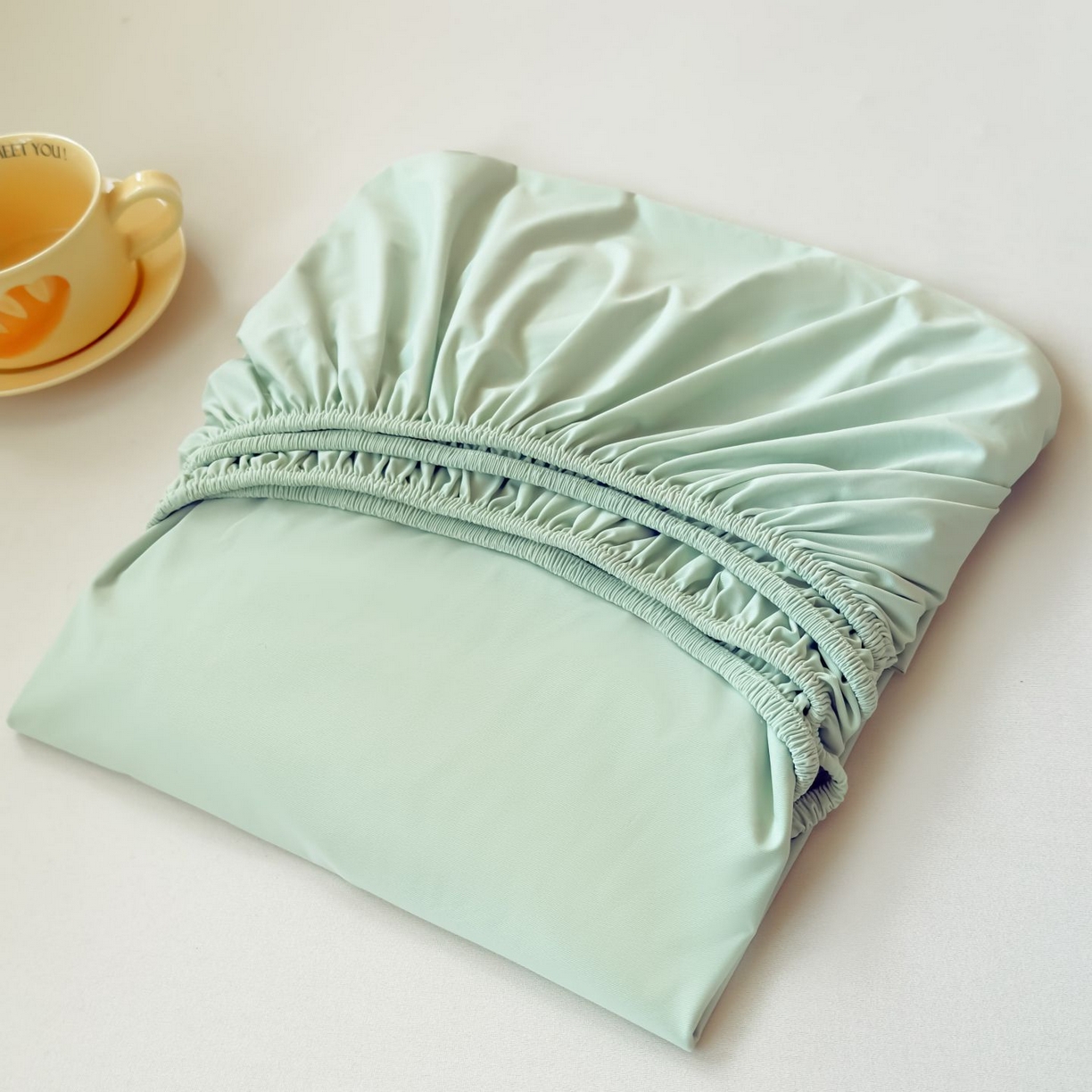 91家纺网 家纺一手货源 找家纺 （总）大吉 2026新款纯色锦氨系列单床笠