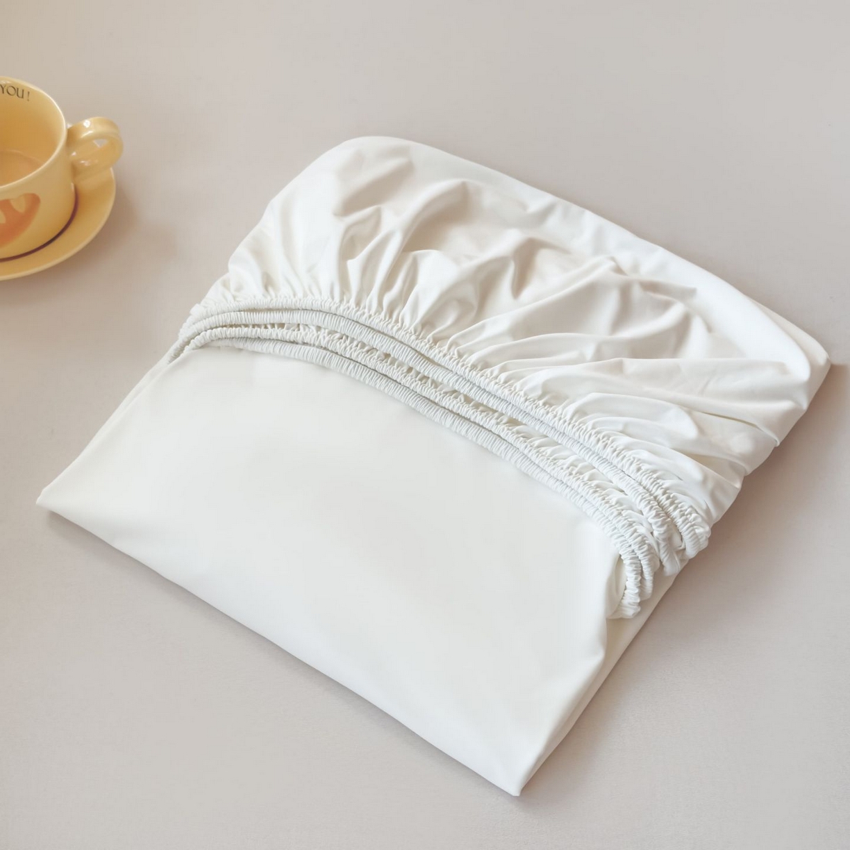 大吉 2026新款纯色锦氨系列单床笠 本白