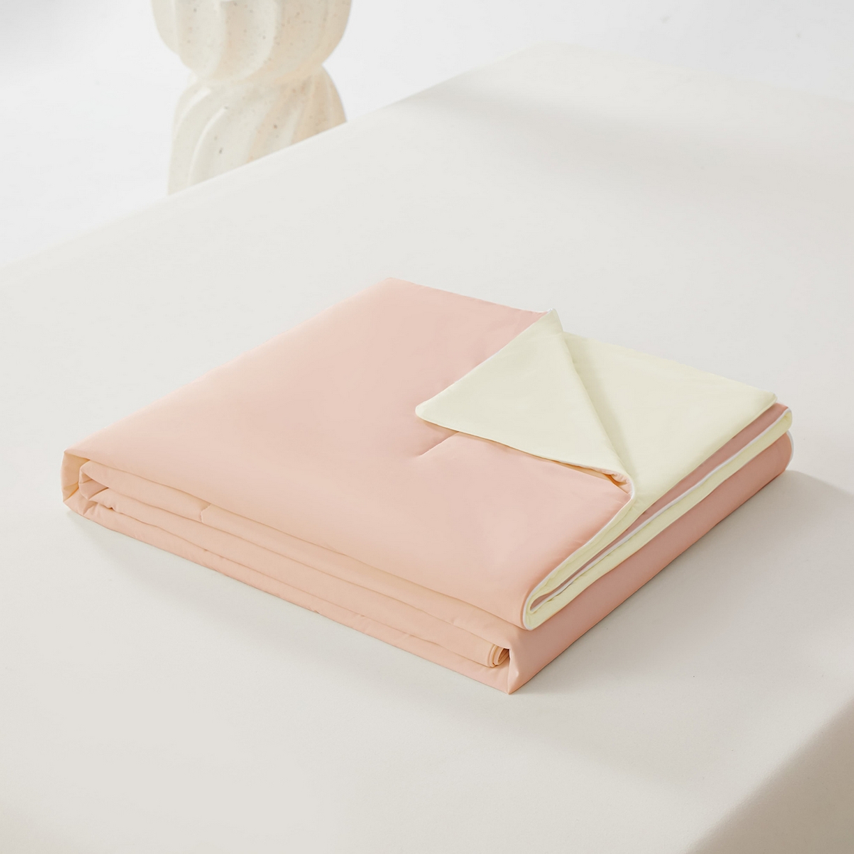 91家纺网 家纺一手货源 找家纺 （总）大吉 2026新款纯色锦氨系列夏被被子被芯