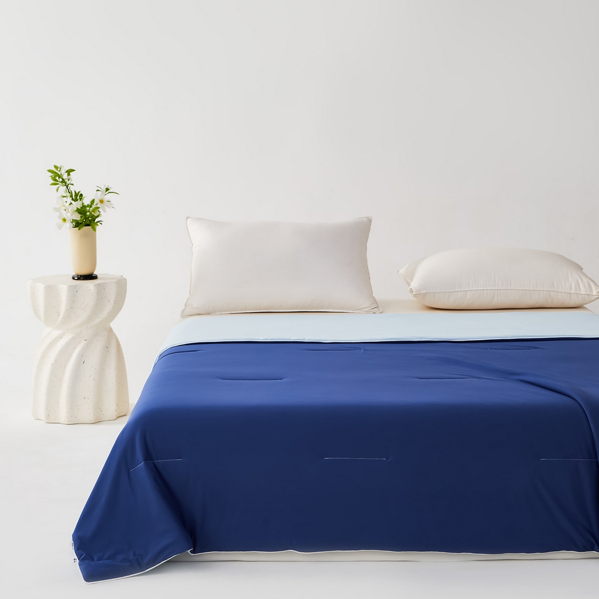 91家纺网 家纺一手货源 找家纺 （总）大吉 2026新款纯色锦氨系列夏被被子被芯