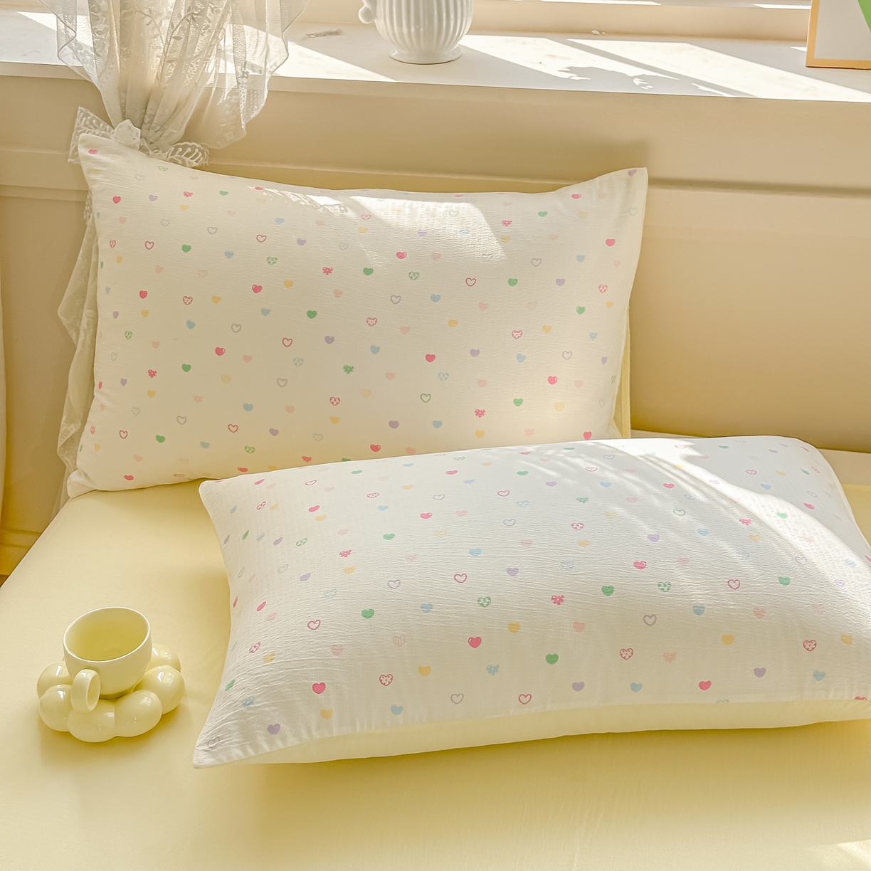 91家纺网 家纺一手货源 找家纺 晓时候 2026新款皱皱纱大豆夏被夏凉被空调被 甜梦奶心