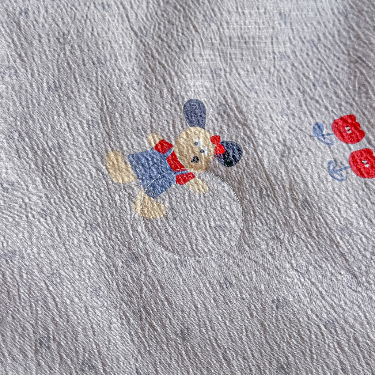 91家纺网 家纺一手货源 找家纺 晓时候 2026新款皱皱纱大豆夏被夏凉被空调被 小蓝狗