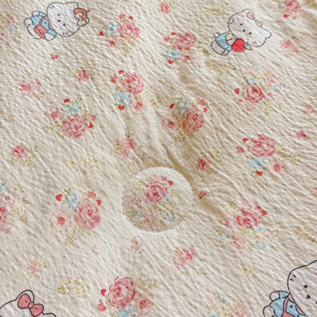 91家纺网 家纺一手货源 找家纺 晓时候 2026新款皱皱纱大豆夏被夏凉被空调被 花漾KT