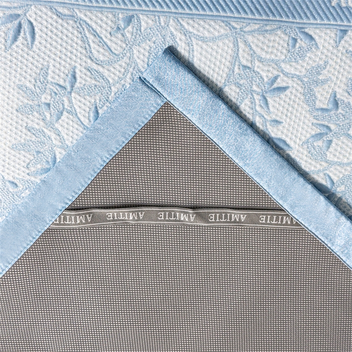 91家纺网 家纺一手货源 找家纺 （总）慕木家纺 2026新款高端复合三明治PE乙纶提花610克冰豆豆凉席欧洛菲系列（提供买家秀）