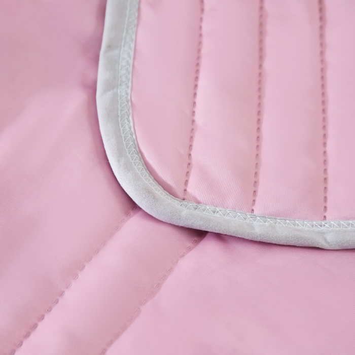 91家纺网 家纺一手货源 找家纺 天之悦家纺 2026跨境外贸可机洗水洗A类夏被冰淇淋凉感丝空调被子被芯夏凉被 豆沙色（条纹款）