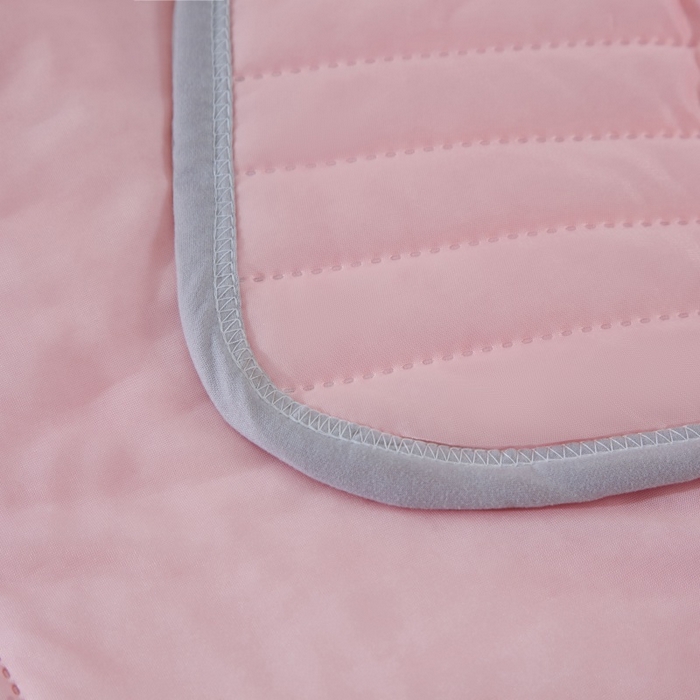 91家纺网 家纺一手货源 找家纺 天之悦家纺 2026跨境外贸可机洗水洗A类夏被冰淇淋凉感丝空调被子被芯夏凉被 粉玉色（条纹款）