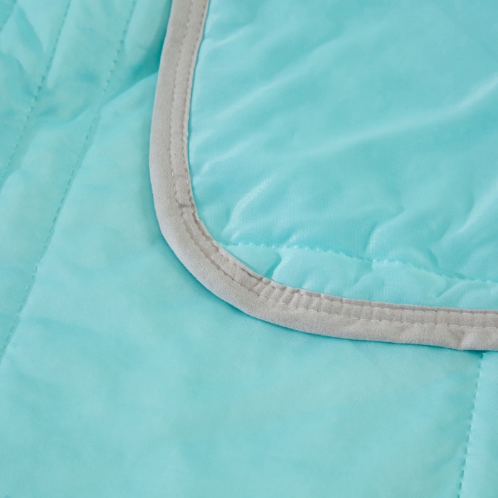 91家纺网 家纺一手货源 找家纺 天之悦家纺 2026跨境外贸可机洗水洗A类夏被冰淇淋凉感丝空调被子被芯夏凉被 湖绿色（条纹款）