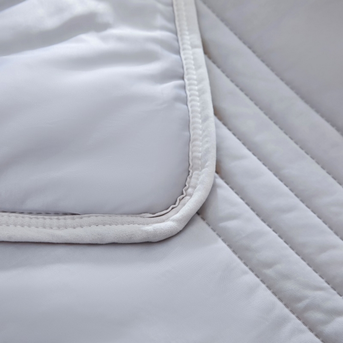 91家纺网 家纺一手货源 找家纺 天之悦家纺 2026跨境外贸可机洗水洗A类夏被冰淇淋凉感丝空调被子被芯夏凉被 浅灰（条纹款）