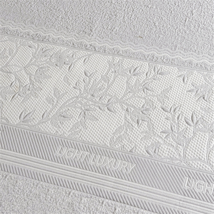 91家纺网 家纺一手货源 找家纺 慕木家纺 2026新款高端复合三明治PE乙纶提花610克冰豆豆凉席欧洛菲系列（提供买家秀） 欧洛菲-灰床笠款