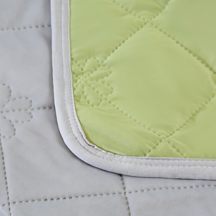 91家纺网 家纺一手货源 找家纺 天之悦家纺 2026跨境外贸可机洗水洗A类夏被冰淇淋凉感丝空调被子被芯夏凉被 果绿色配灰色（花纹款）