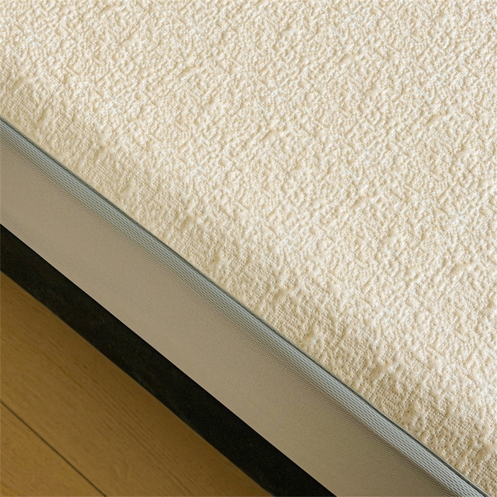 91家纺网 家纺一手货源 找家纺 慕木家纺 2026新款高端复合三明治PE乙纶提花610克冰豆豆凉席欧洛菲系列（提供买家秀） 欧洛菲-卡其床笠款