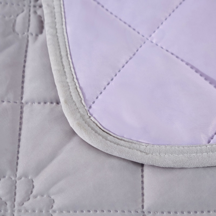 91家纺网 家纺一手货源 找家纺 天之悦家纺 2026跨境外贸可机洗水洗A类夏被冰淇淋凉感丝空调被子被芯夏凉被 紫色配灰色（花纹款）