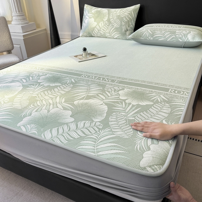 91家纺网 家纺一手货源 找家纺 （总）席佬大 2026新款印花冰丝凉席席子