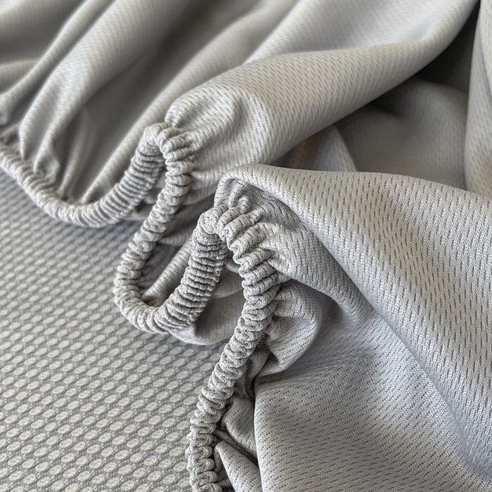 91家纺网 家纺一手货源 找家纺 席佬大 2026新款印花冰丝凉席席子 床笠款-豆绿