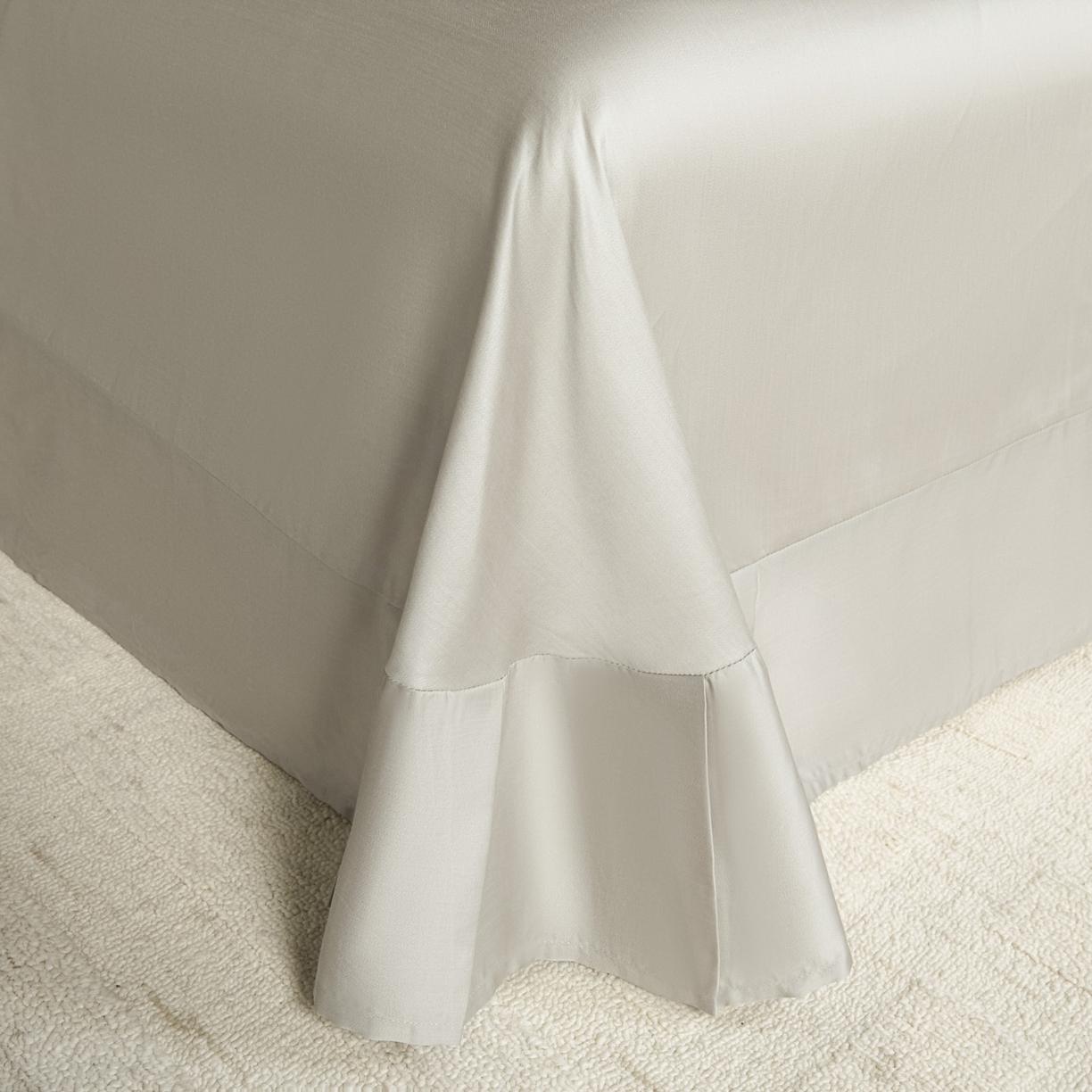 91家纺网 家纺一手货源 找家纺 秀色家纺 2026新款60S进口天丝贡缎新疆长绒棉纯色轻奢四件套 Air-天丝棉-迷雾紫+幻影灰