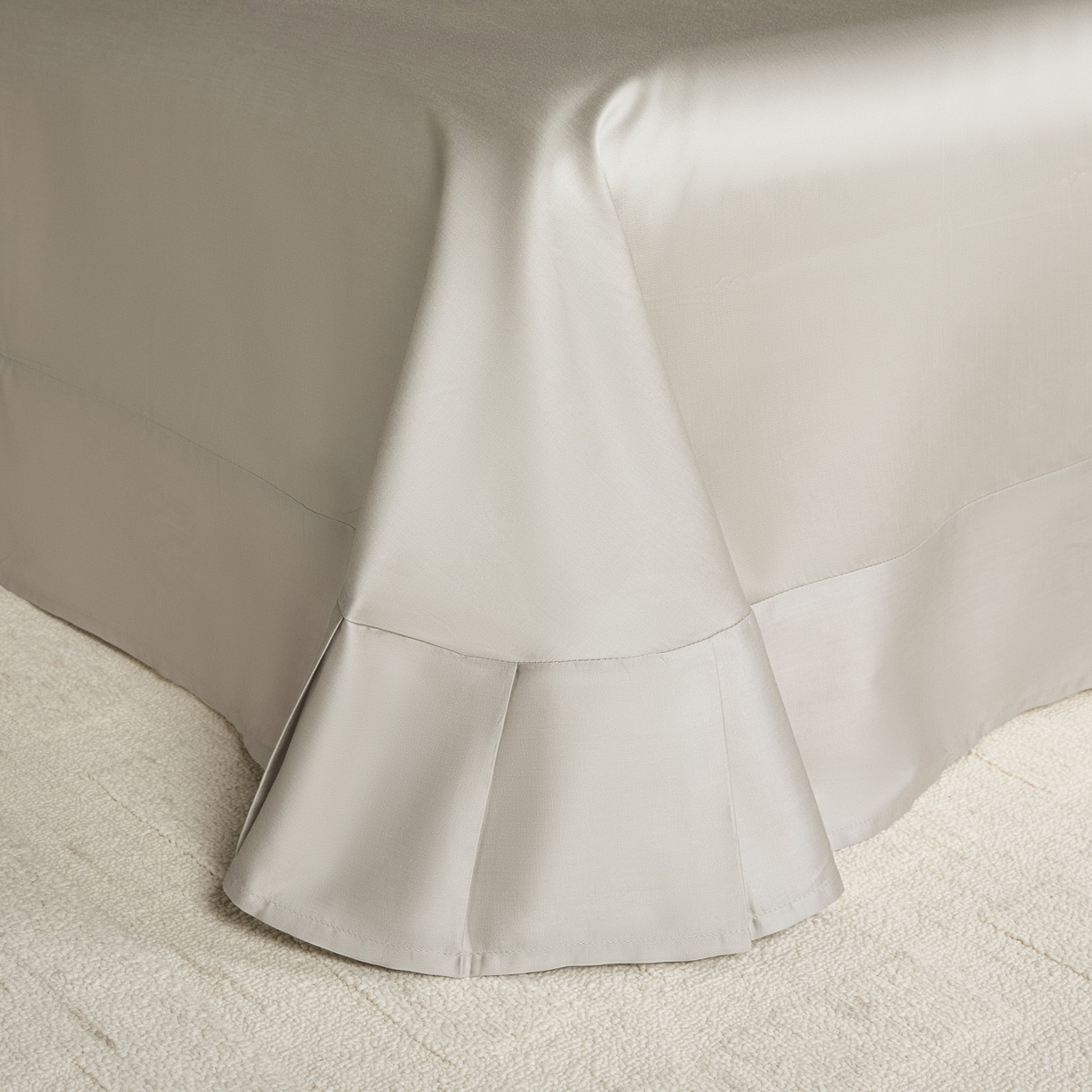 91家纺网 家纺一手货源 找家纺 秀色家纺 2026新款60S进口天丝贡缎新疆长绒棉纯色轻奢四件套 Air-天丝棉-幻影灰