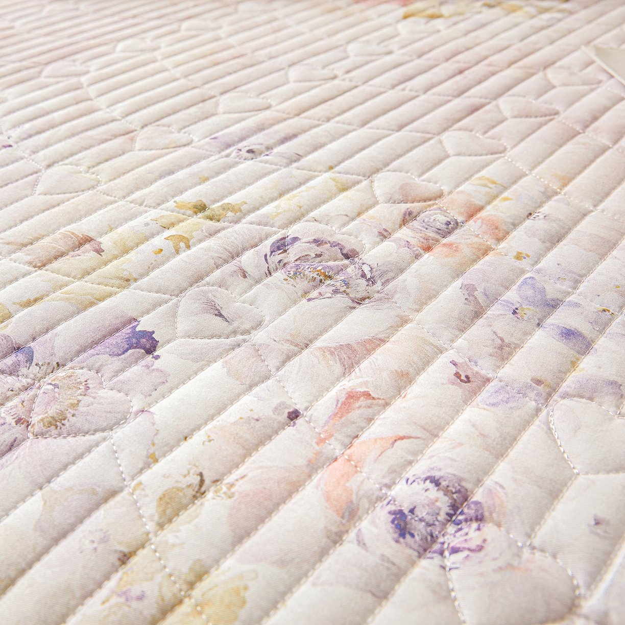 91家纺网 家纺一手货源 找家纺 宜凡家纺 2026新款全棉数码印花床盖三四件套①号系列三件套 香雪海