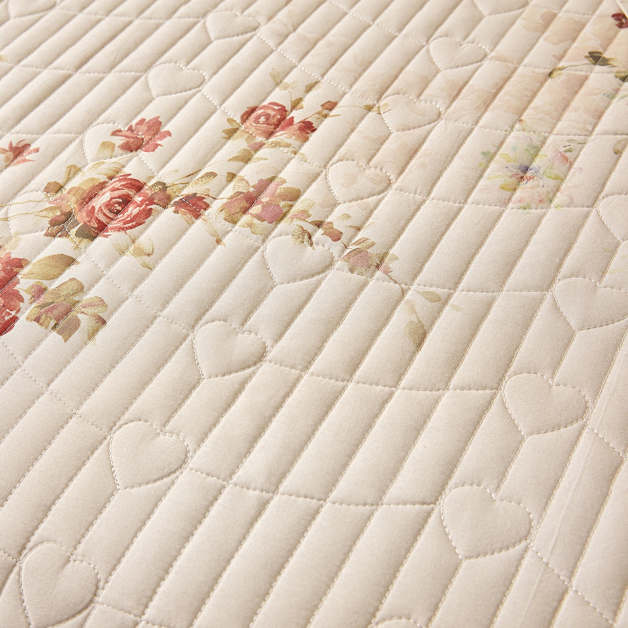 91家纺网 家纺一手货源 找家纺 宜凡家纺 2026新款全棉数码印花床盖三四件套①号系列三件套 云栀