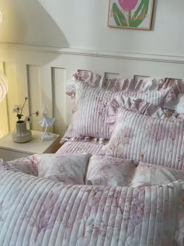 91家纺网 家纺一手货源 找家纺 （总）宜凡家纺 2026新款全棉数码印花床盖三四件套①号系列四件套