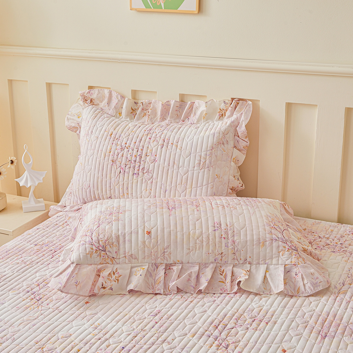 91家纺网 家纺一手货源 找家纺 （总）宜凡家纺 2026新款全棉数码印花床盖三四件套①号系列四件套