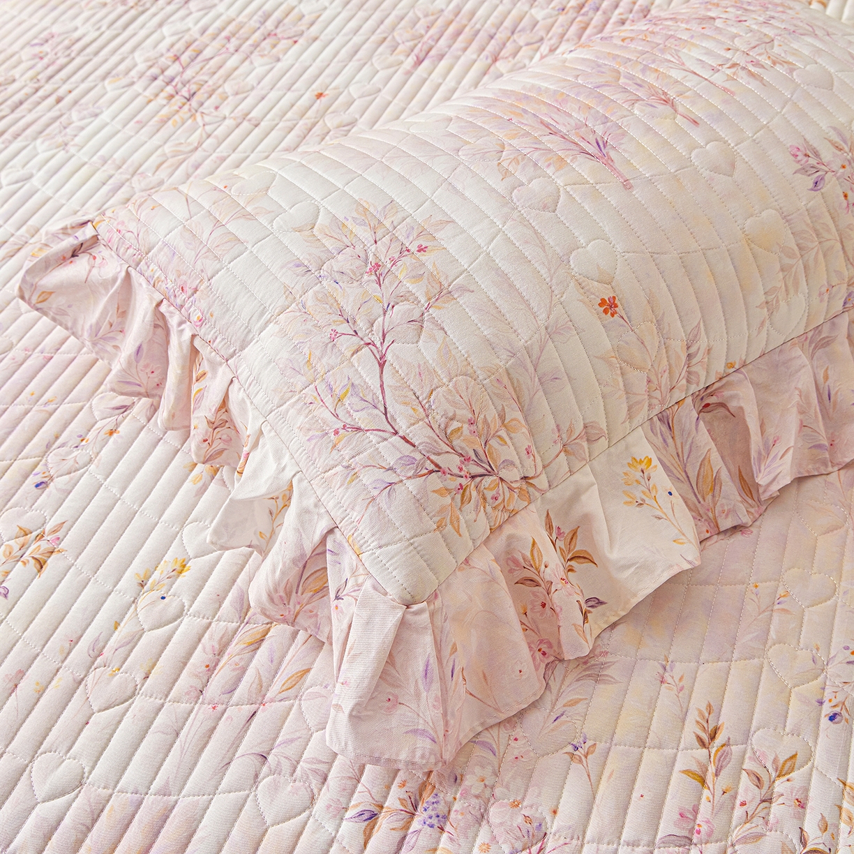 91家纺网 家纺一手货源 找家纺 （总）宜凡家纺 2026新款全棉数码印花床盖三四件套①号系列四件套