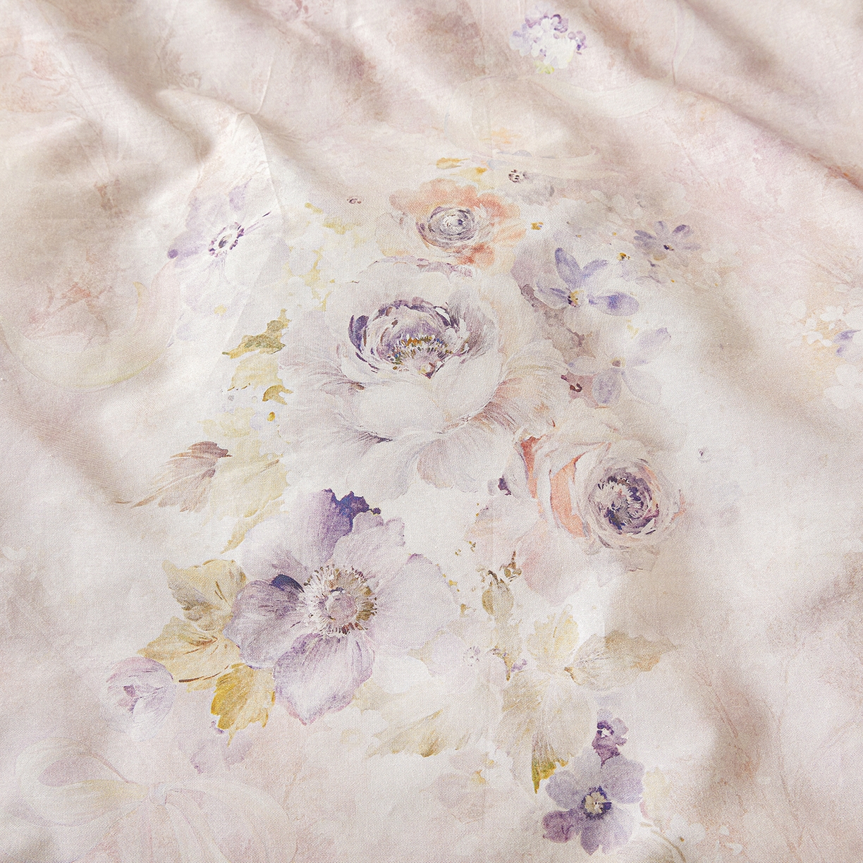 91家纺网 家纺一手货源 找家纺 宜凡家纺 2026新款全棉数码印花床盖三四件套①号系列四件套 香雪海