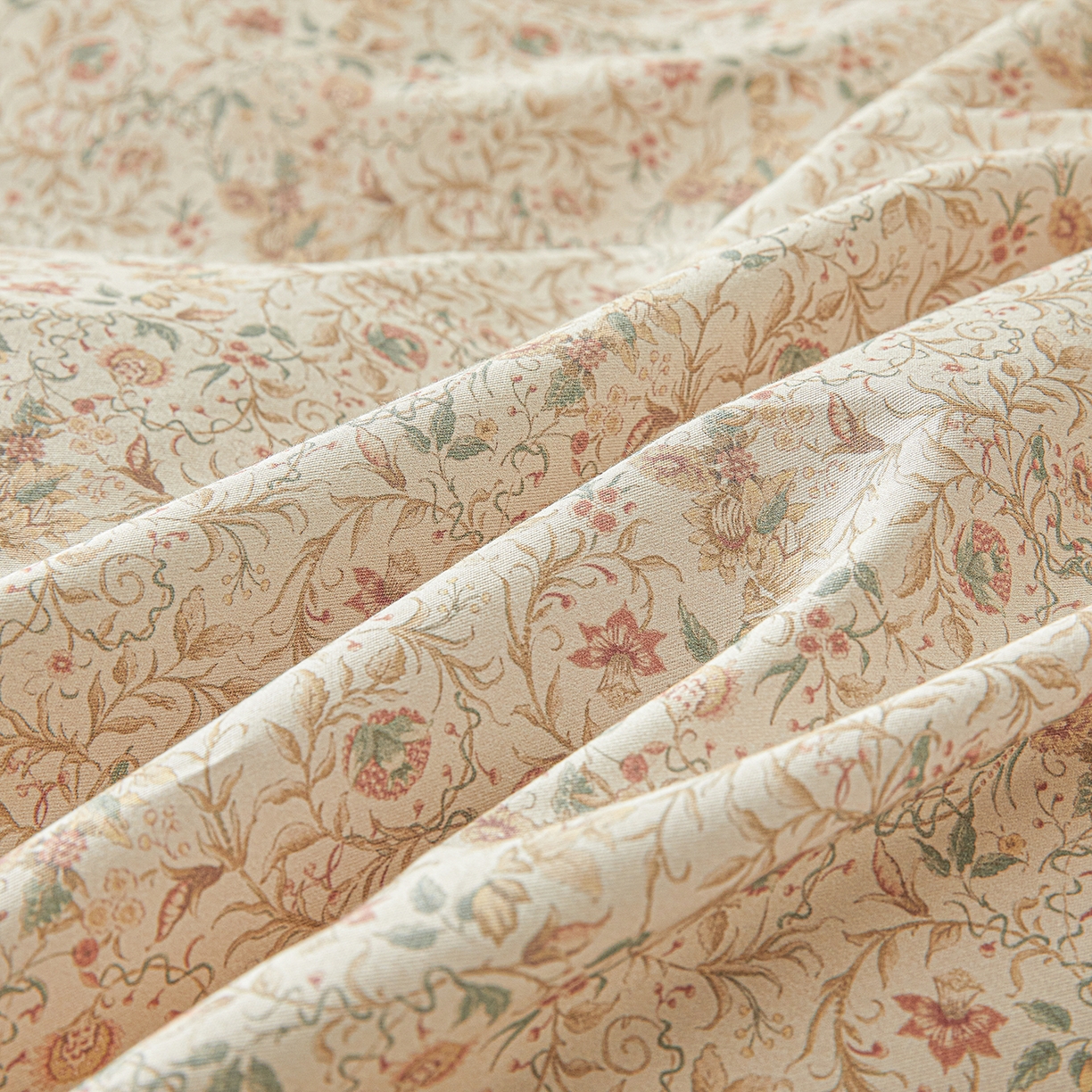 91家纺网 家纺一手货源 找家纺 宜凡家纺 2026新款全棉数码印花床盖三四件套①号系列四件套 云卷