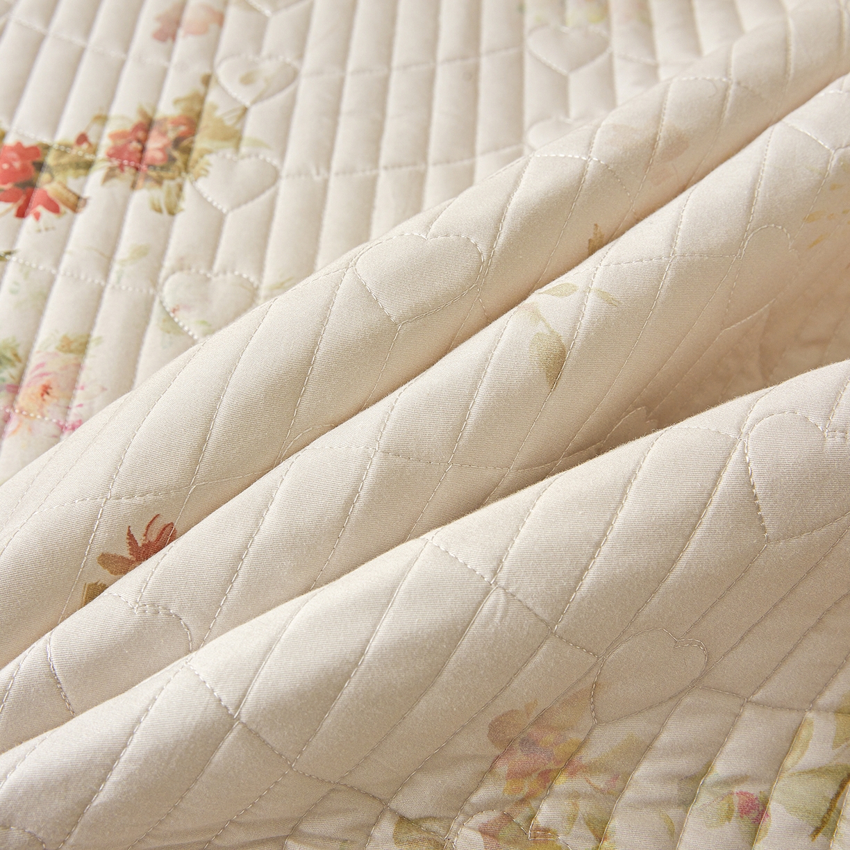 91家纺网 家纺一手货源 找家纺 宜凡家纺 2026新款全棉数码印花床盖三四件套①号系列四件套 云栀