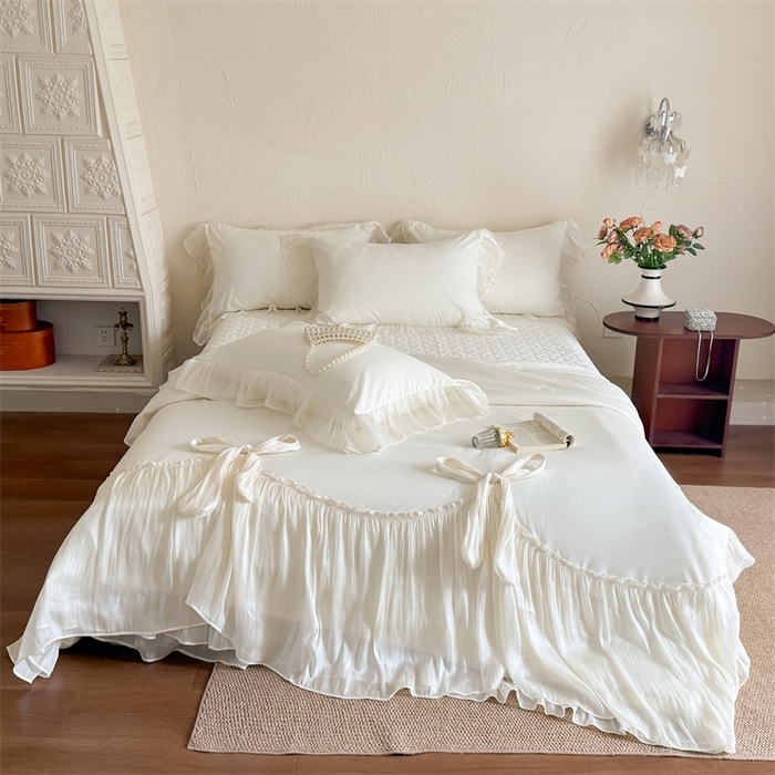 （总）吾欢心 2026春夏新款高端定制索菲亚夏被四件套空调被床单款床盖款