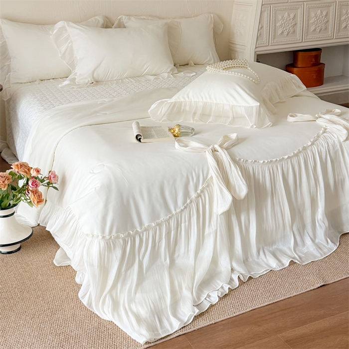 91家纺网 家纺一手货源 找家纺 （总）吾欢心 2026春夏新款高端定制索菲亚夏被四件套空调被床单款床盖款