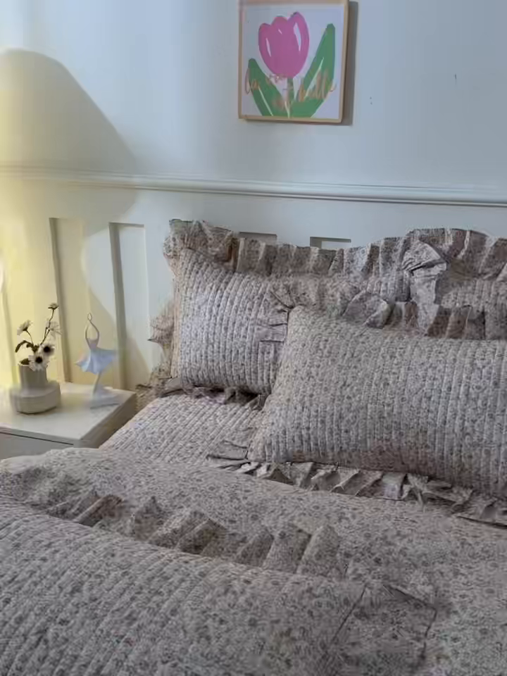 91家纺网 家纺一手货源 找家纺 宜凡家纺 2026新款全棉数码印花床盖三四件套①号系列四件套 云卷