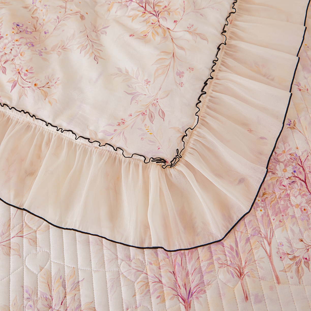 91家纺网 家纺一手货源 找家纺 （总）宜凡家纺 2026新款全棉数码印花夏被床盖四件套①号系列