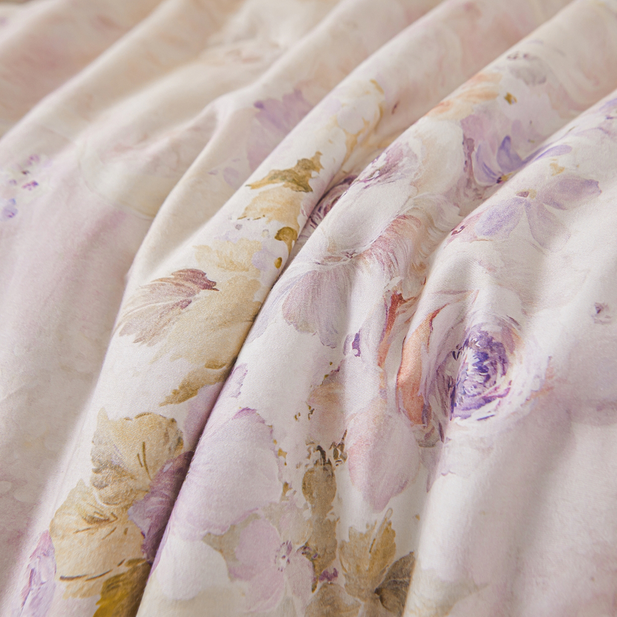 91家纺网 家纺一手货源 找家纺 宜凡家纺 2026新款全棉数码印花夏被床盖四件套①号系列 香雪海