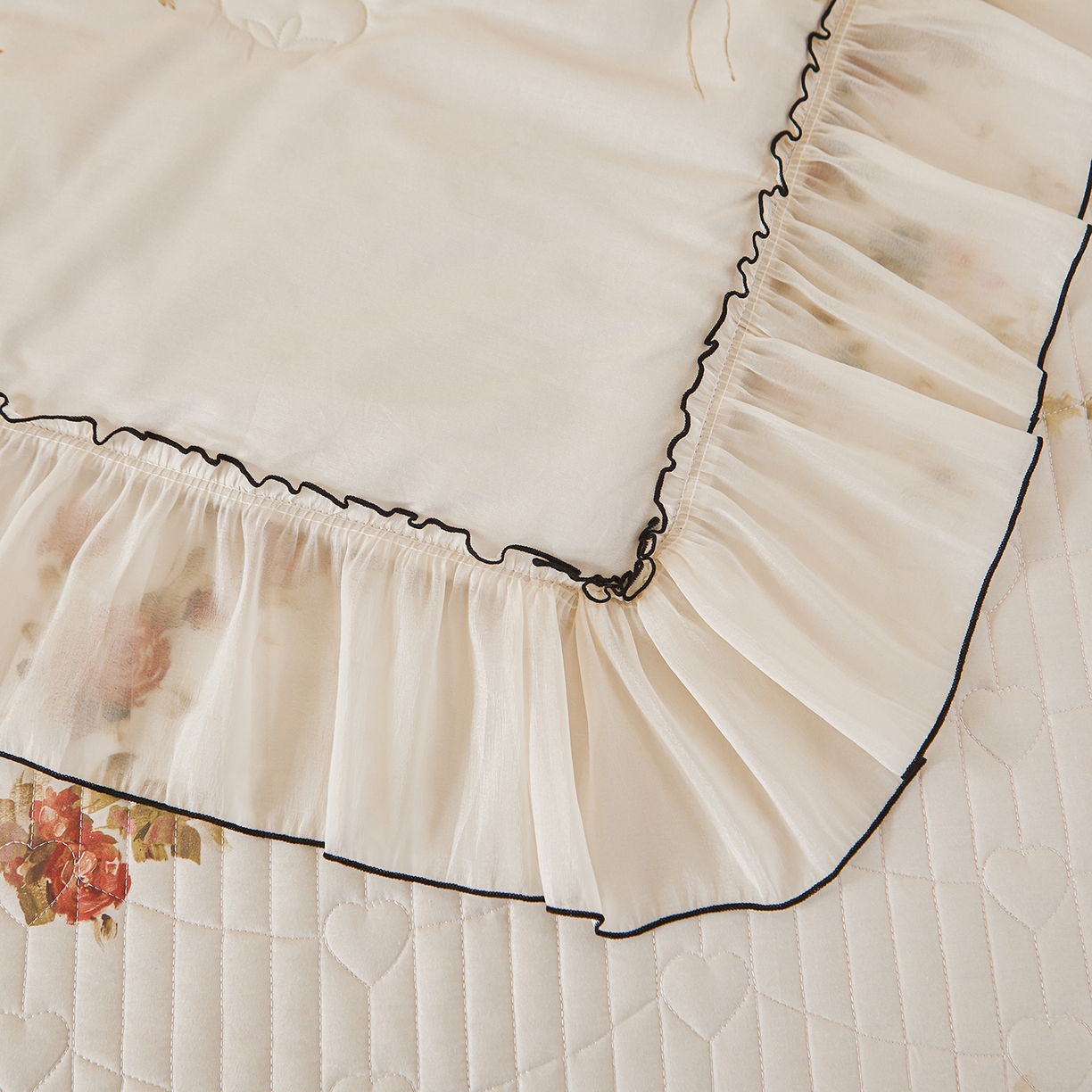 91家纺网 家纺一手货源 找家纺 宜凡家纺 2026新款全棉数码印花夏被床盖四件套①号系列 云栀