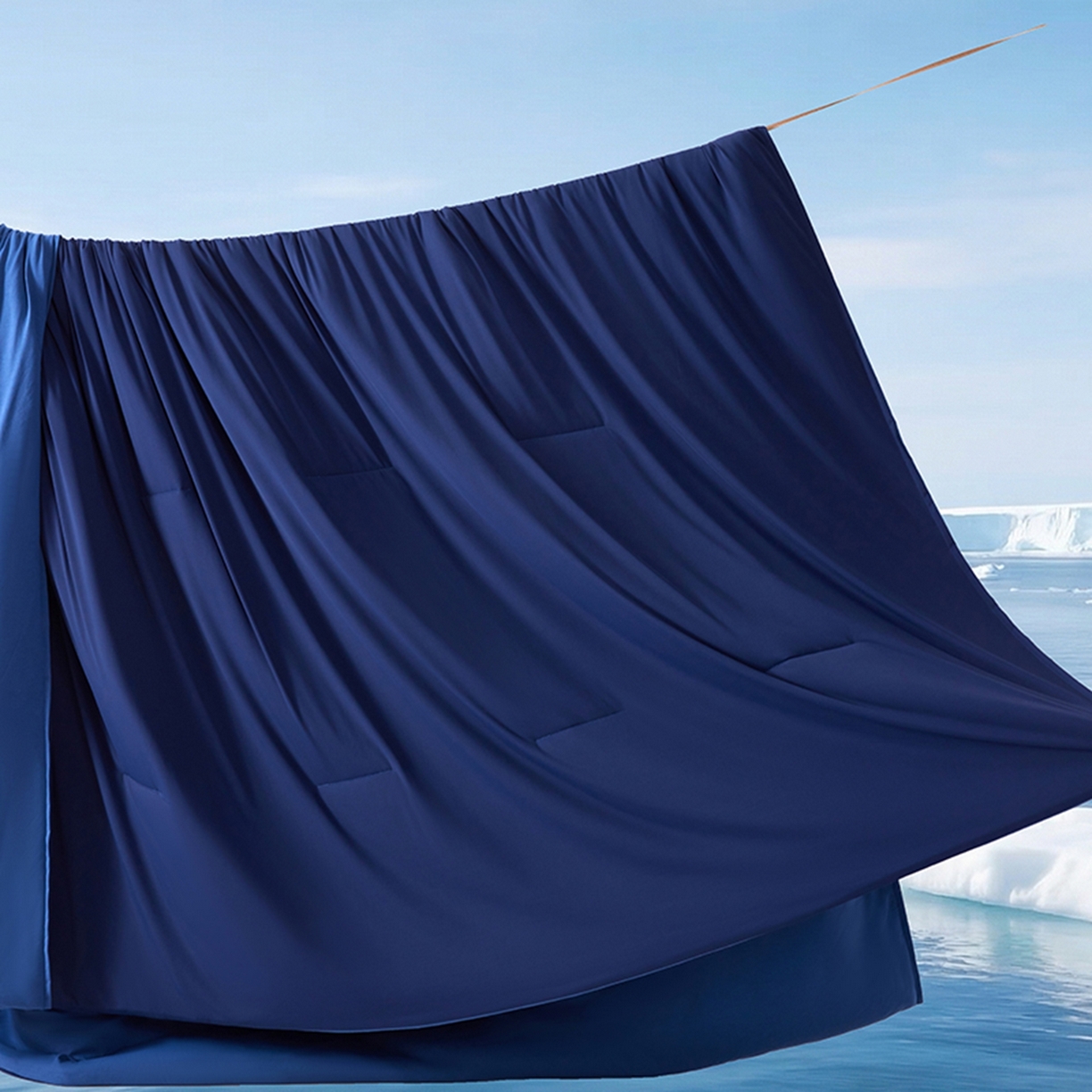 91家纺网 家纺一手货源 找家纺 亿菲凡家纺 2026新款亚朵同款酒店被子夏季深睡双感夏凉被凉感被夏被控温被pro3.0  深睡蓝